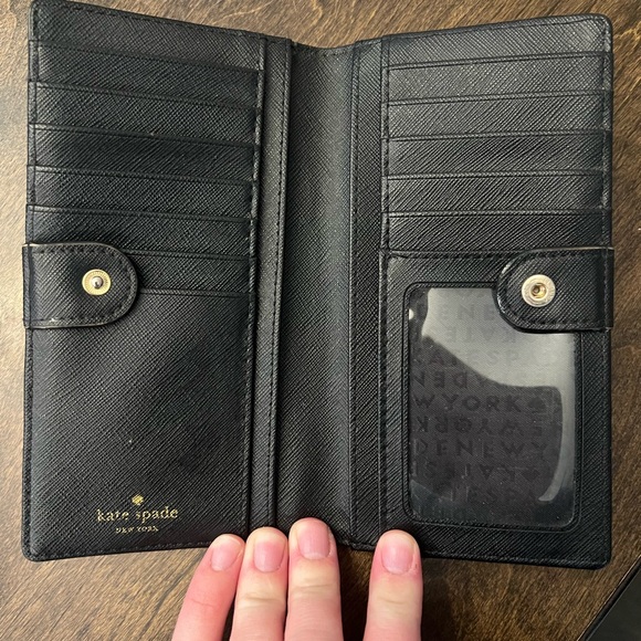 Black Kate Spade shoulder bag and wallet - Picture 2 of 4